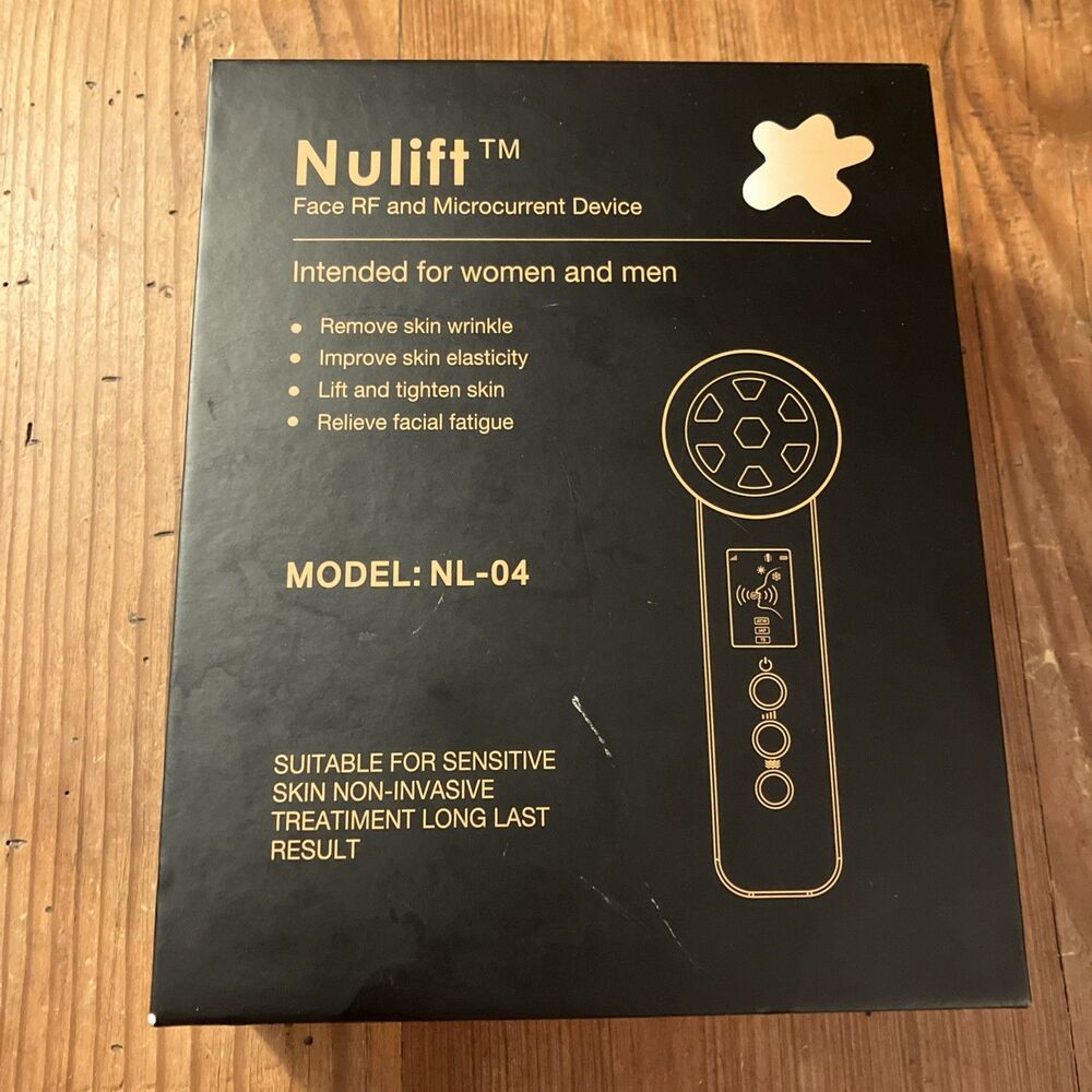 NULIFT Face RF and Microcurrent Anti-Aging 6-in-1 Skin Care Device NL-04